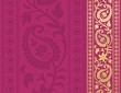 paisley floral pattern , wedding template design, India