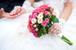 Wedding Bouquet With Pink Flow...