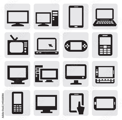 Vector: electronic devices electronic devices