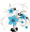 Abstract floral background
