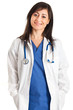 Photo: Young doctor isolated on white Young doctor isolated on white