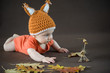 autumn baby portraits