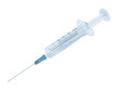 Illustration: Syringe and Needle Isolated on White Background. Syringe and Needle Isolated on White Background.