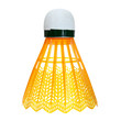 Yellow badminton shuttlecock