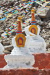 Buddhistic stupas (chorten) in Tibet