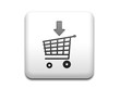 Illustration: Boton cuadrado blanco simbolo ADD TO CART Boton cuadrado blanco simbolo ADD TO CART