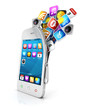 3d open smartphone
