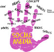 Social media and network icon