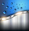 Abstract background with water drops