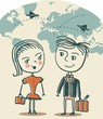 couple traveling