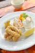 fish on a plate