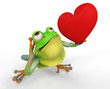 rana con Corazón