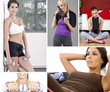 Compilation of women in fitness training