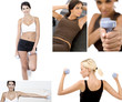 Foto: Compilation of women in fitness training Compilation of women in fitness training