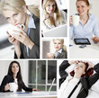 Photo: Compilation of having a break at work Compilation of having a break at work