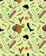 horse tack pattern
