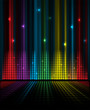 abstract music volume equalizer concept idea background
