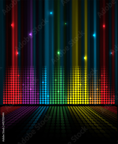 Vector: abstract music volume equalizer concept idea background abstract music volume equalizer concept idea background