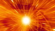 Orange Sun Burst Looping Animated Background