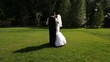 In love with a married couple dancing first wedding dance