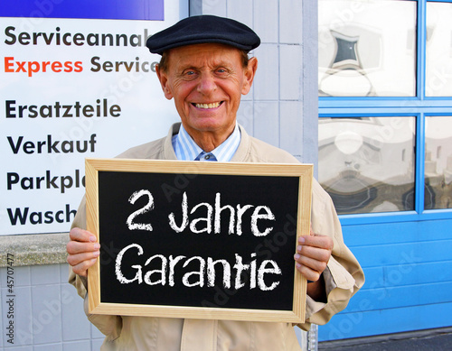 Photo: 2 Jahre Garantie 2 Jahre Garantie