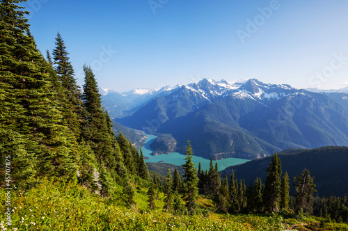 Photo: Diablo lake Diablo lake