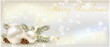 Christmas banner with decoration