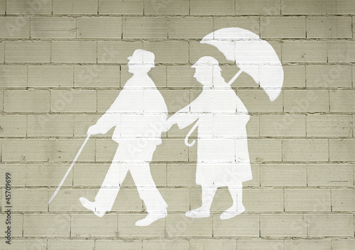 Photo: Elderly couple Elderly couple