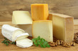 Asorted cheeses