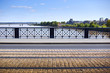 Pont, Bordeaux, vide, rails, tramway, urbain, architecture