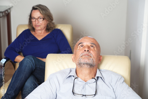 Photo: Mann beim Psychiater Mann beim Psychiater