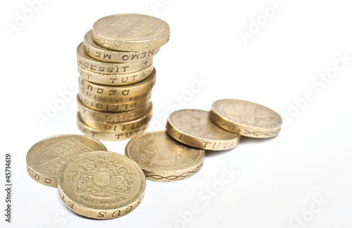Photo: Pound Coins Pound Coins