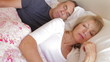 Video: Senior Couple Sleeping In Bed Senior Couple Sleeping In Bed