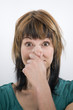 stink gesture female