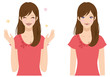 女性の表情