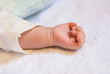 newborn baby hand