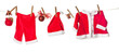 Christmas clothes line