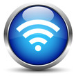 Wifi Button Blau