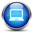 Notebook Button Blau