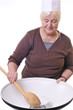 Seniorin mit Beauty Dish