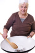 Seniorin mit Beauty Dish