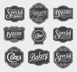 Vektor: Vintage sign and label Vintage sign and label