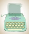 retro typewriter background