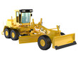 bulldozer isolated