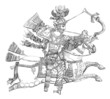 Persian King as a Warrior