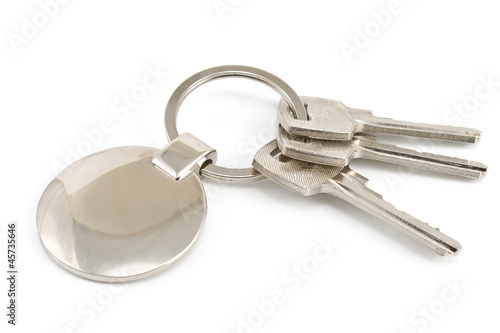 Photo: Keys with metal tag Keys with metal tag