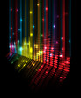 abstract music volume equalizer concept idea background
