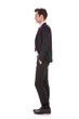 side view profile of a well dressed business man