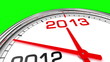 New Year 2013 Clock (Green Screen)