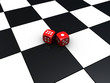 Die on table